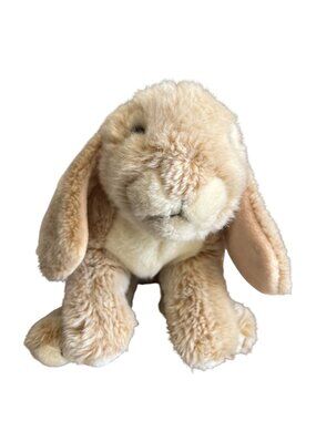Vintage Animal Alley Realistic Rabbit Light Brown Weighted Plush Stuffed Animal